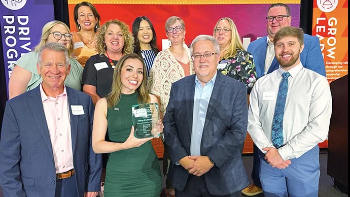 Hiway Awarded 2023 HERBIE Hiway staff members and the 2023 HERBIE award