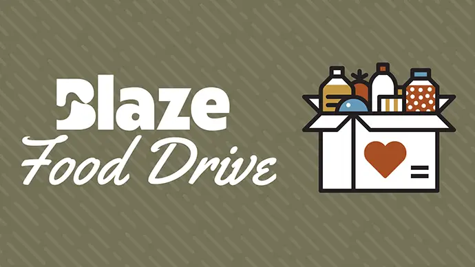 Blaze food drive