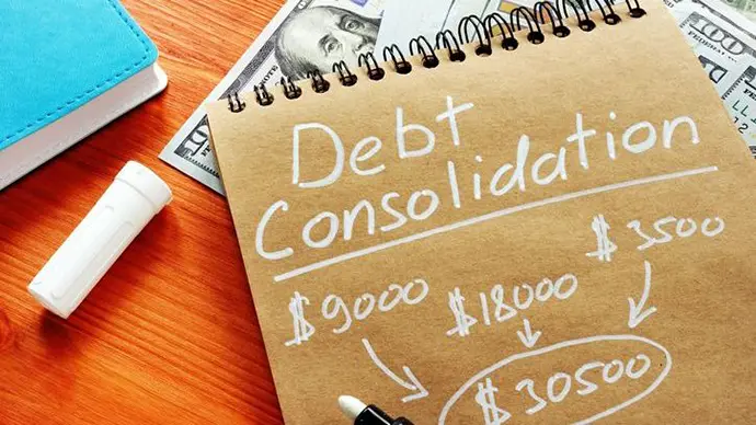 The Case for Debt Consolidation Different rate credit cards being consolidated into one low rate credit card